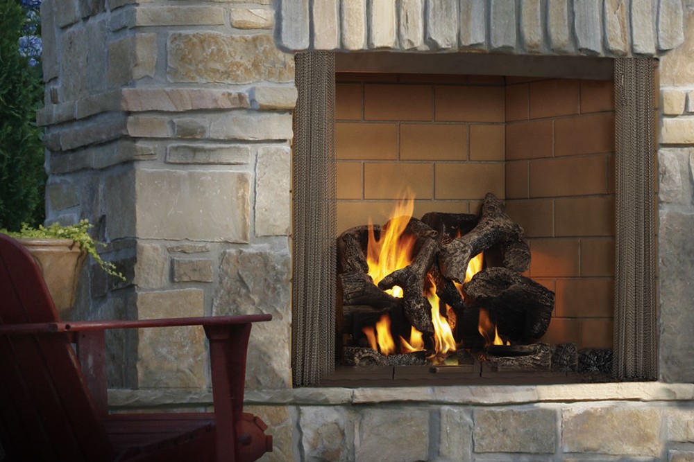Majestic Villawood 36 Outdoor Woodburning Fireplace with
